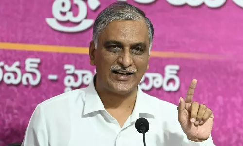 Harish Rao Slams CM Revanth Reddy Over Investment Claims Harish Rao Slams CM Revanth Reddy Over Investment Claims