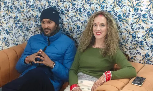 Indias Siddharth Weds Greeces Penelope with Vedic Rituals at Maha Kumbh Indias Siddharth Weds Greeces Penelope with Vedic Rituals at Maha Kumbh