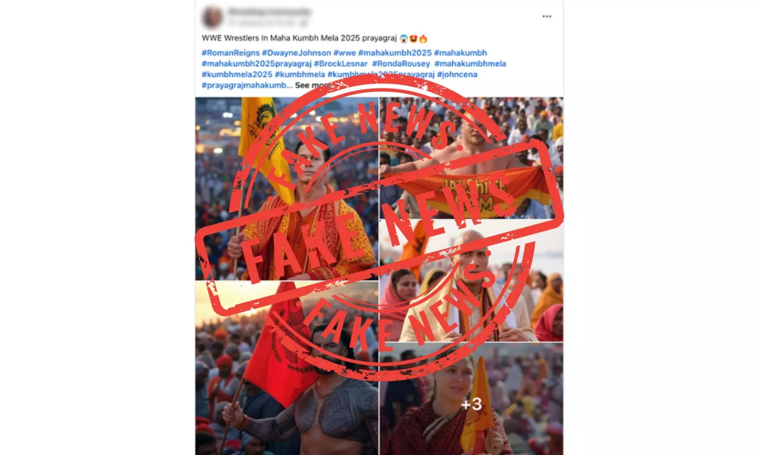 Fact Check: Viral Kumbh Mela Photos of Celebrities Fake Fact Check: Viral Kumbh Mela Photos of Celebrities Fake