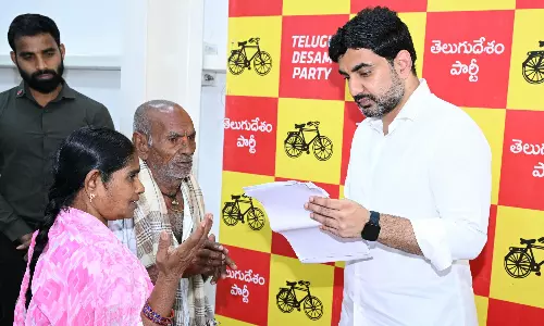 Lokesh Promises to Resolve Problems During Praja Darbar