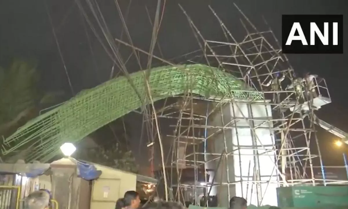 Mumbai: Under-construction metro pillar collapses; no casualties reported