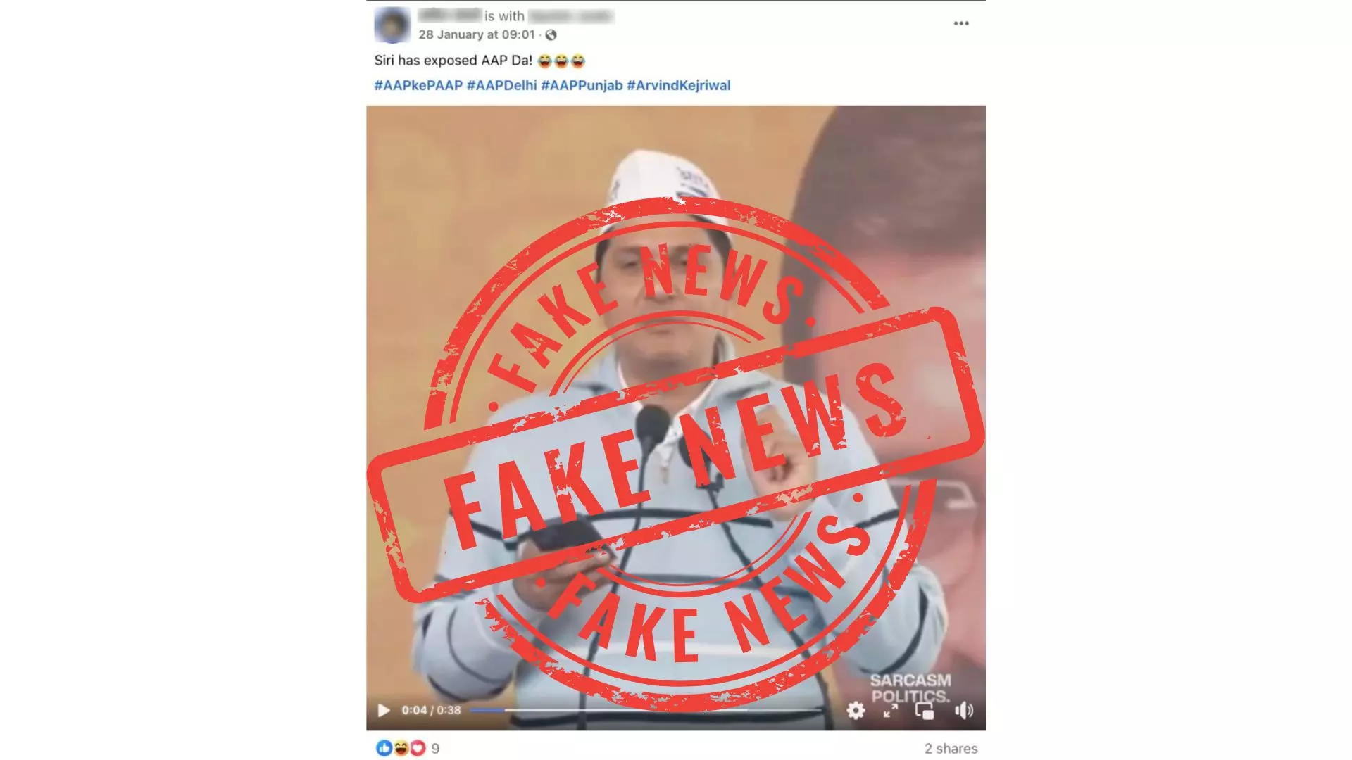 Fact Check: Viral AAP Siri Video Misleadingly Edited Fact Check: Viral AAP Siri Video Misleadingly Edited