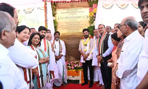 Revanth Reddy lays foundation stone for new Osmania General Hospital building in Hyderabad