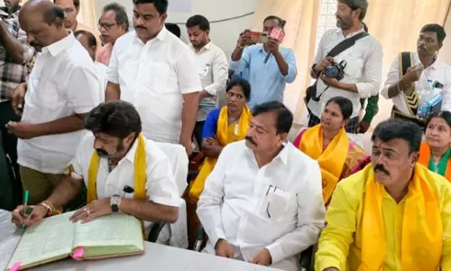TDP Secures Hindupur Municipality, Wins Deputy Mayor Posts in Eluru and Nellore TDP Secures Hindupur Municipality, Wins Deputy Mayor Posts in Eluru and Nellore