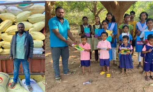 Odisha youth buys study materials for poor children with proceeds from paddy sales