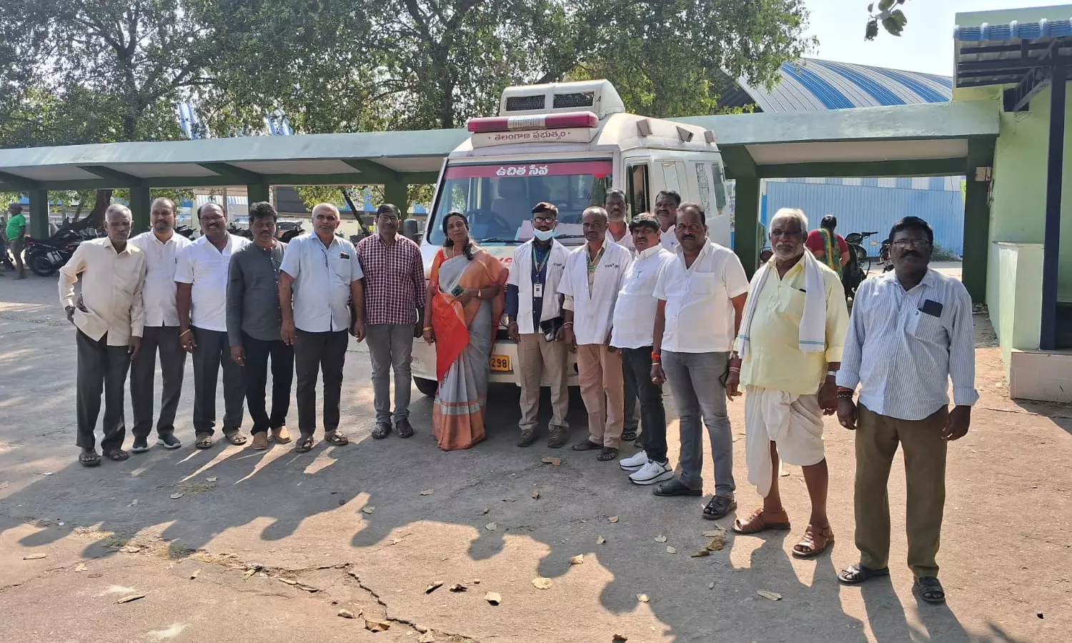 108 ambulance services launched at Enumamula agricultural market