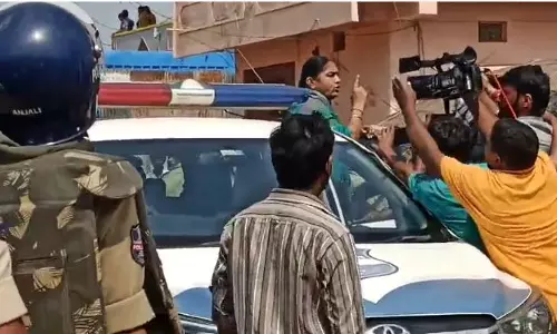 Tension grips Nallavalli in Sangareddy district as police arrests MLA Sunitha Laxma Reddy