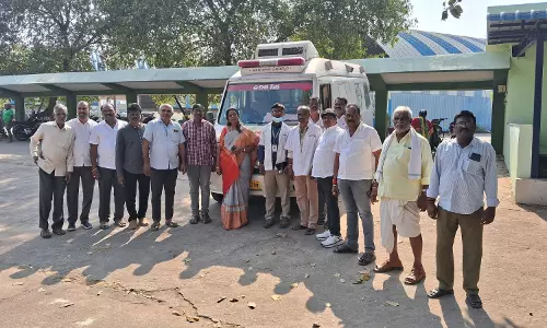 108 ambulance services launched at Enumamula agricultural market