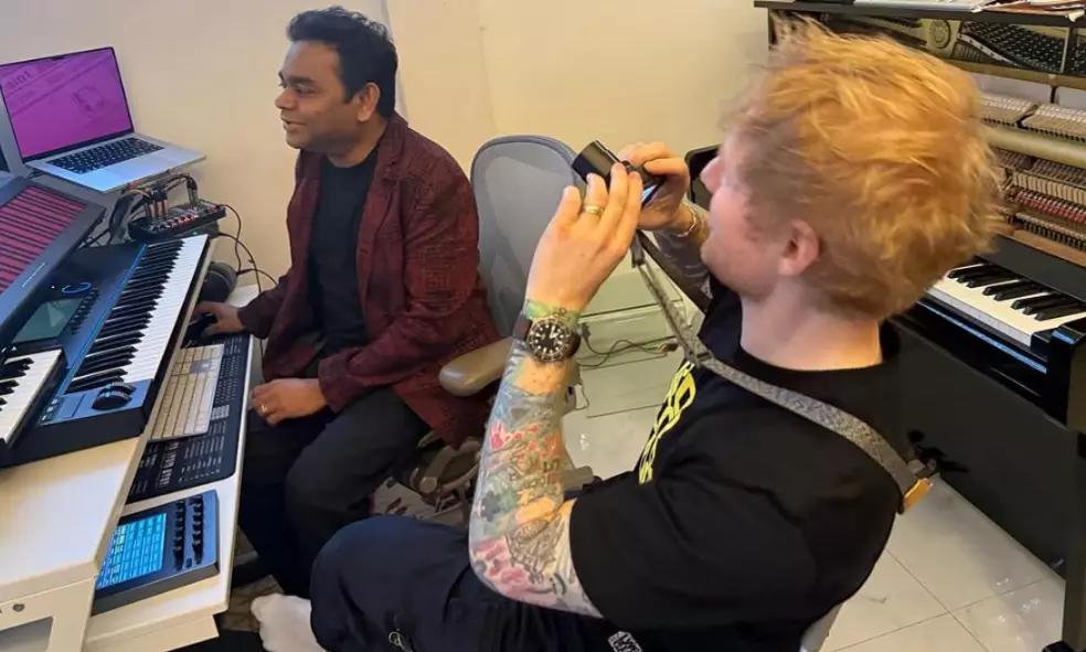 AR Rahman Thanks Ed Sheeran After Chennai Concert Jam Session