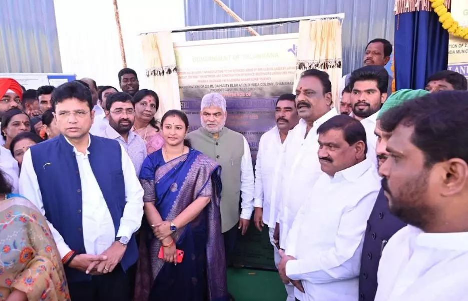 3 reservoirs, 3 pressure filters inaugurated