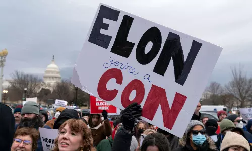 Democratic senators protest after they say Trump gives Musks staff access to classified info Democratic senators protest after they say Trump gives Musks staff access to classified info