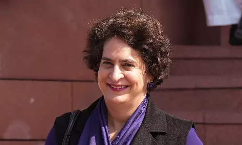 Dont know, havent checked results yet: Priyanka Gandhi on Delhi poll counting