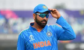 Fifty for Rohit Sharma! Fifty for Rohit Sharma!