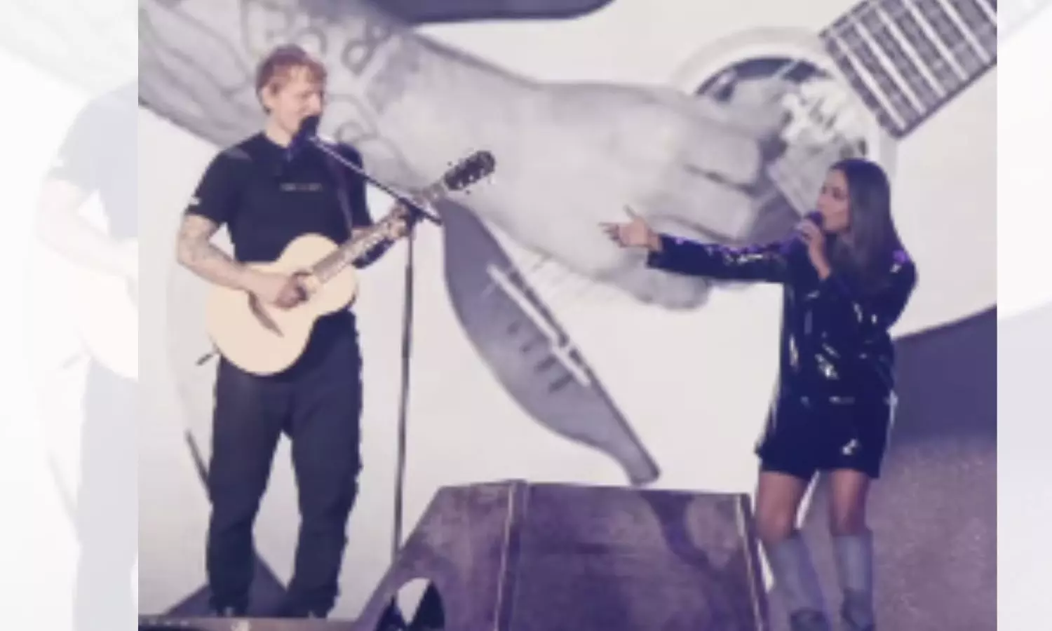 Ed Sheeran Surprises Bengaluru Fans with Telugu Duet on Chuttamalle Ed Sheeran Surprises Bengaluru Fans with Telugu Duet on Chuttamalle