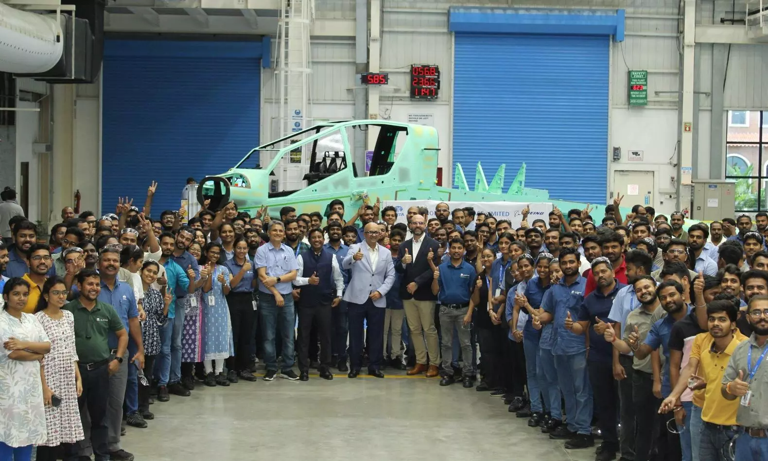 Tata Boeing Aerospace Facility in Hyderabad Delivers 300 AH-64 Apache Fuselages