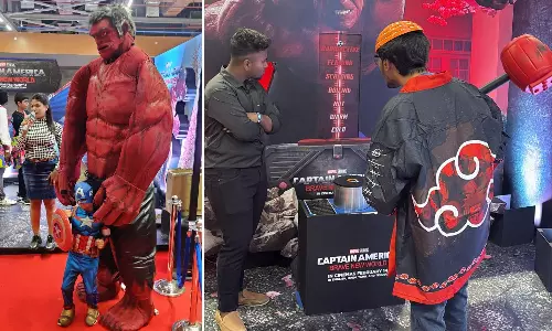 Captain America and Red Hulk Dominate Chennai Comic Con Hype