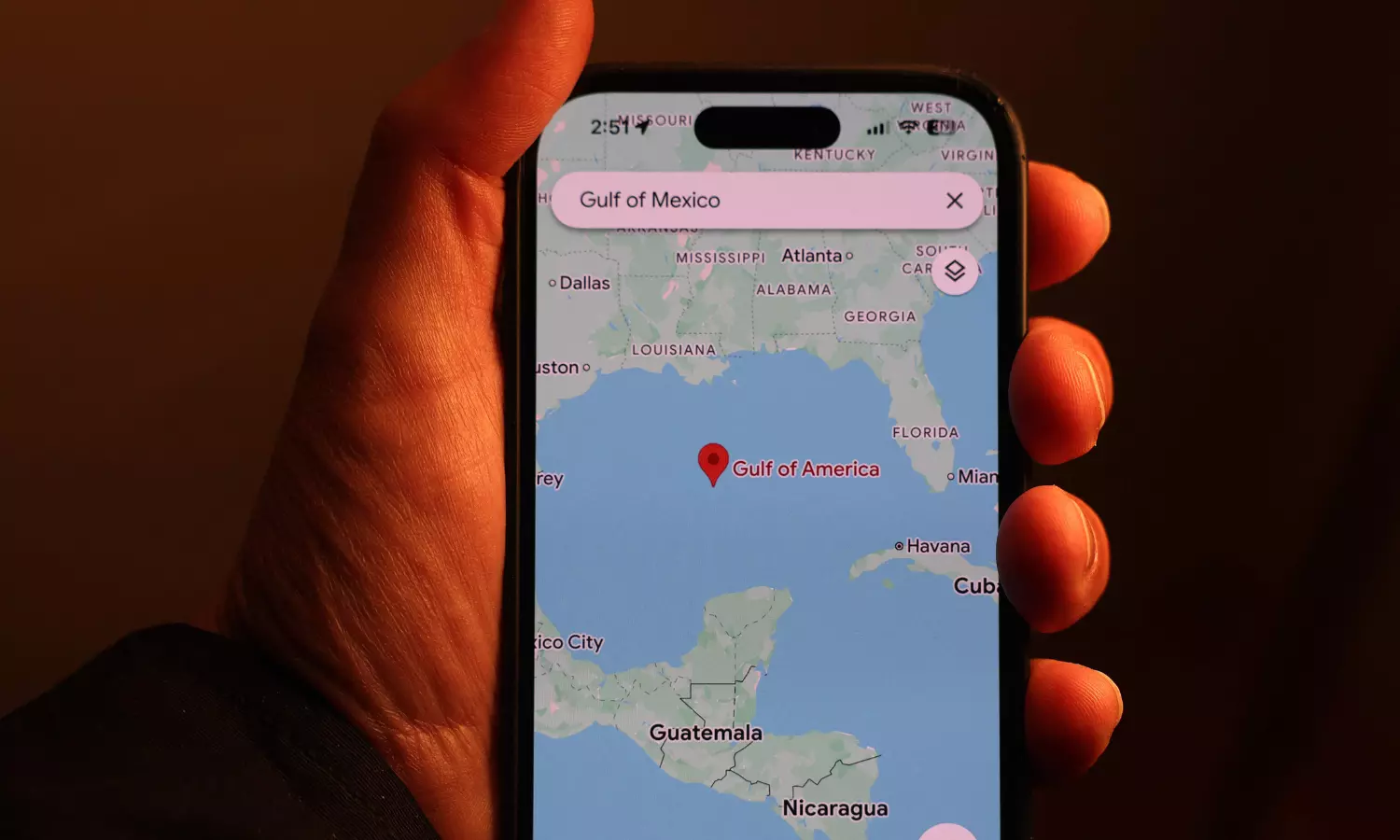 Google changes name of Gulf of Mexico to Gulf of America for US users
