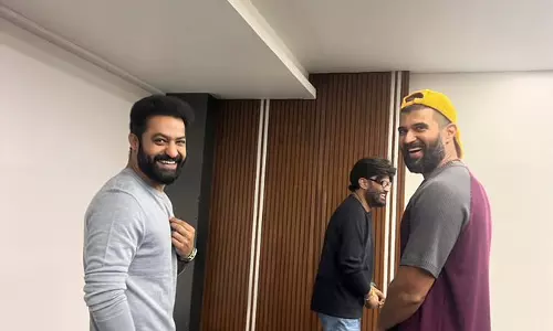 Jr.NTR joins forces with Vijay Deverakonda as he records voiceover for VD12’s teaser! Jr.NTR joins forces with Vijay Deverakonda as he records voiceover for VD12’s teaser!