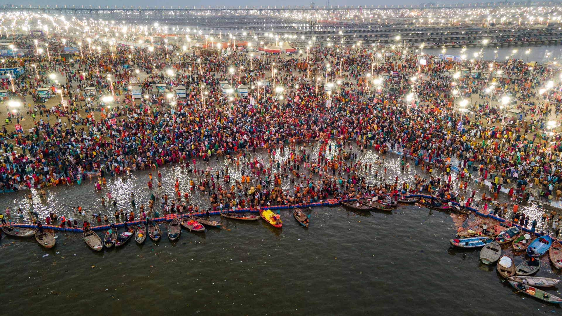 Maha Kumbh: Millions gather for Maghi Purnima snan