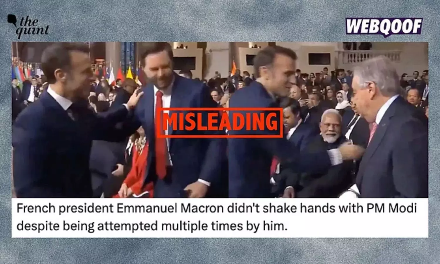 Fact Check: Did Macron Snub Modi During Paris AI Summit? Here’s What Happened Fact Check: Did Macron Snub Modi During Paris AI Summit? Here’s What Happened