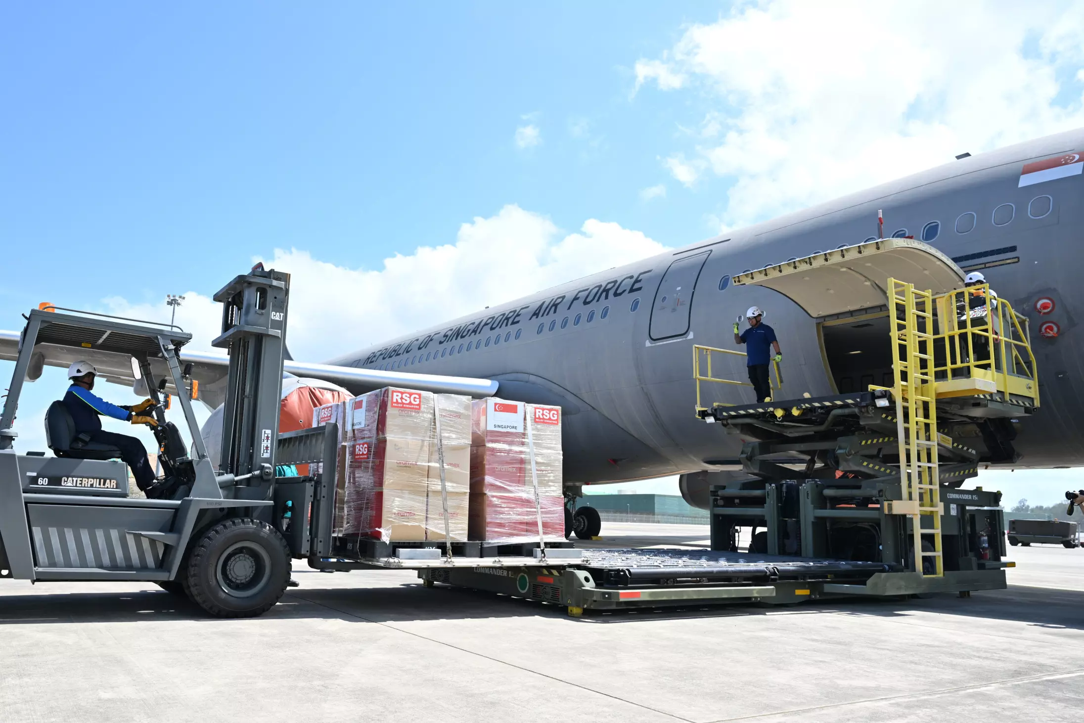 Singapore sends another tranche of humanitarian aid to Gaza Singapore sends another tranche of humanitarian aid to Gaza