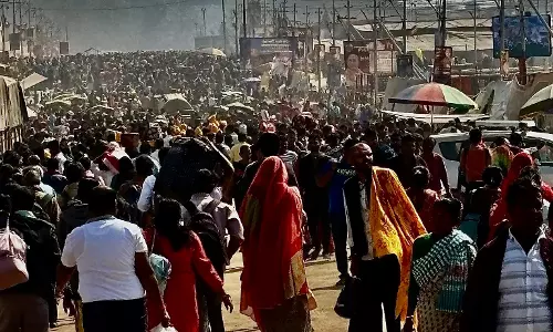 1.90 cr devotees take holy dip at Prayagraj’s Mahakumbh on Magh Purnima