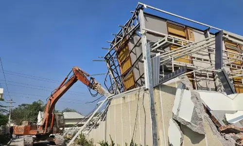 HYDRAA razes Prakruthi Resorts at Devaryamjal