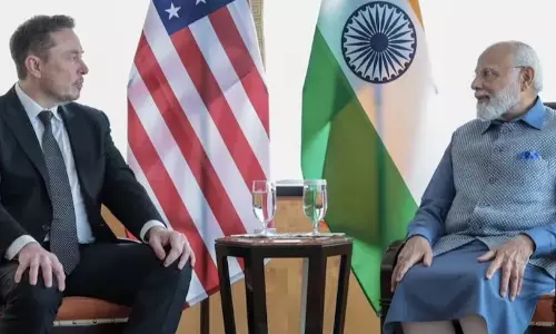 Modi meets Musk, discusses Starlink, Tesla Modi meets Musk, discusses Starlink, Tesla