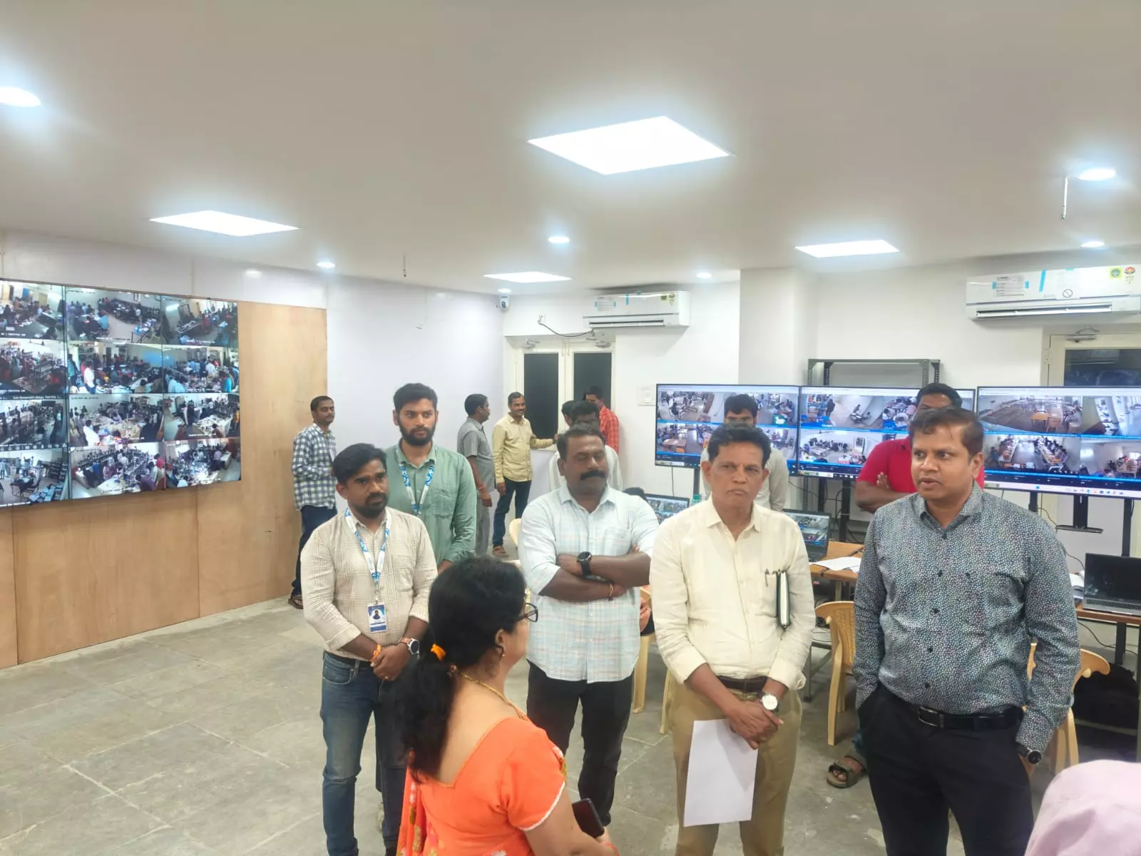 Telangana Uses CCTV to Monitor Practical Exams Telangana Uses CCTV to Monitor Practical Exams