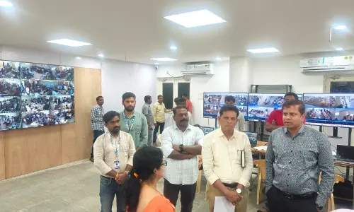 Telangana Uses CCTV to Monitor Practical Exams Telangana Uses CCTV to Monitor Practical Exams