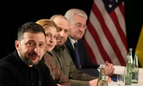 Zelenskyy calls for armed forces of Europe as EU leaders bristle at new US policies on Ukraine