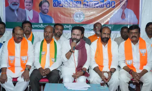 Kishan: New Telangana BJP Prez Before Local Polls
