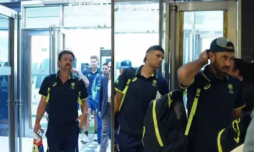 Australian team arrives in Pakistan for Champions Trophy