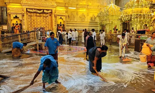All Set for Maha Kumbha Samprokshana at Yadagirigutta Temple