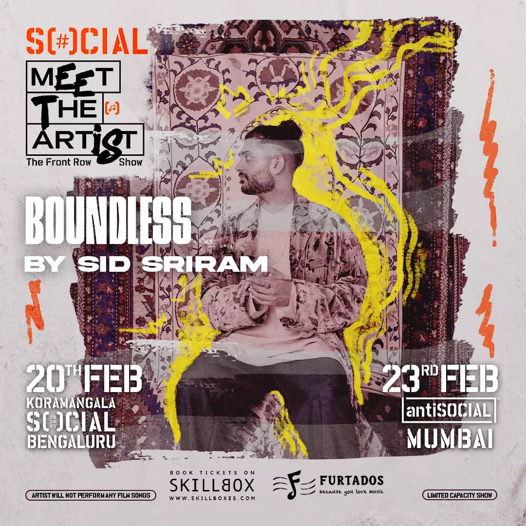 SOCIAL Launches ‘Meet The Artist’ – A New IP Celebrating Iconic Musicians, Debuting with Sid Sriram’s Iconic BOUNDLESS Tour