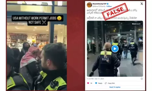 Fact Check: US police arrest illegal workers at shopping mall? No, video is from Germany