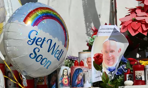 What happens to the leadership of the Catholic Church when a pope becomes sick or incapacitated?