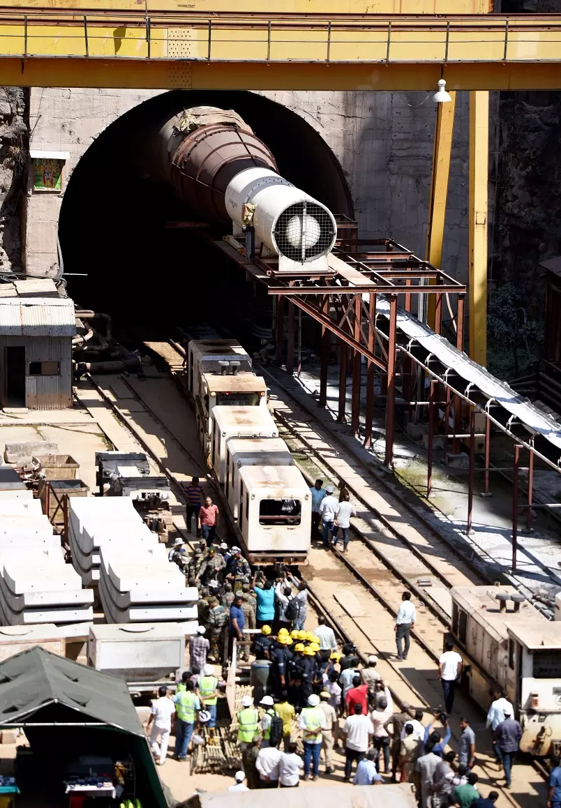 Echoes of Uttarakhand: Telangana rescuers race against time to find trapped workers Echoes of Uttarakhand: Telangana rescuers race against time to find trapped workers