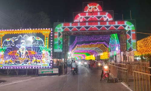 Grand arrangements for Rudrabhishekam Grand arrangements for Rudrabhishekam