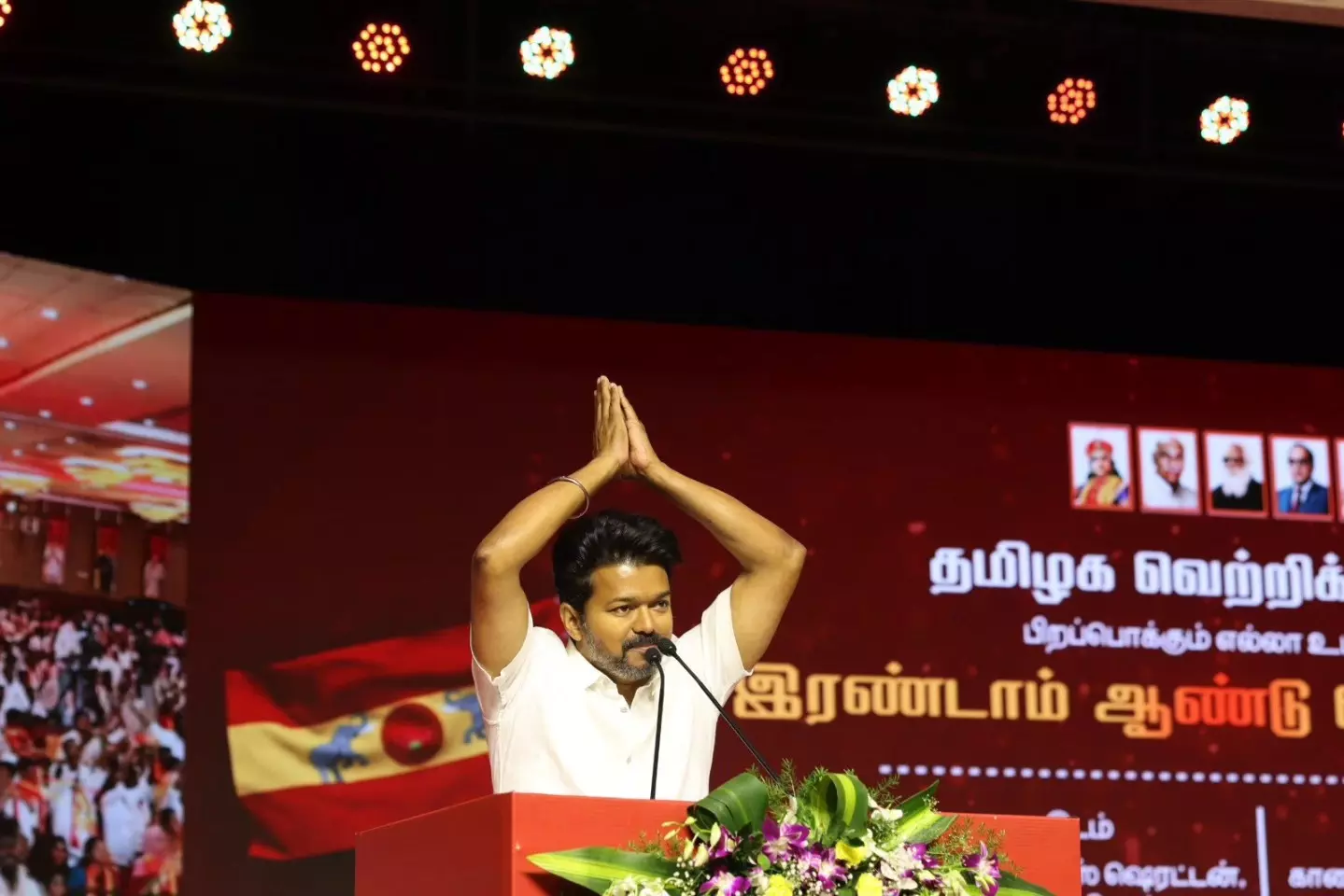 Tamil Nadu: Vijay Slams DMK, BJP at TVK Anniversary Meet