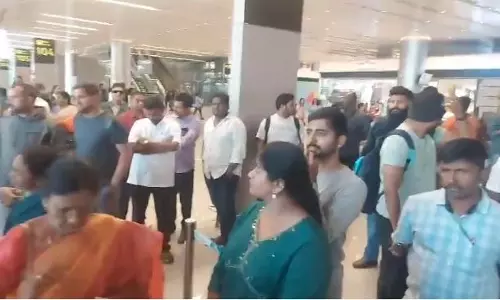 Hyderabad: Passengers stranded for hours at RGIA over delayed Prayagraj flight