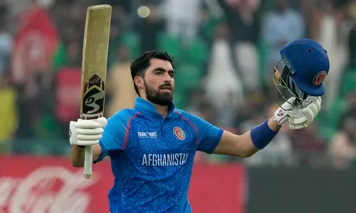 Zadrans ton guides Afghanistan to 325/7 against England in Champions Trophy