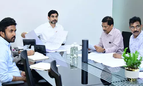 Andhra Pradesh: Lokesh Reviews Design for 100-bed Chinakakani Hospital in Mangalagiri