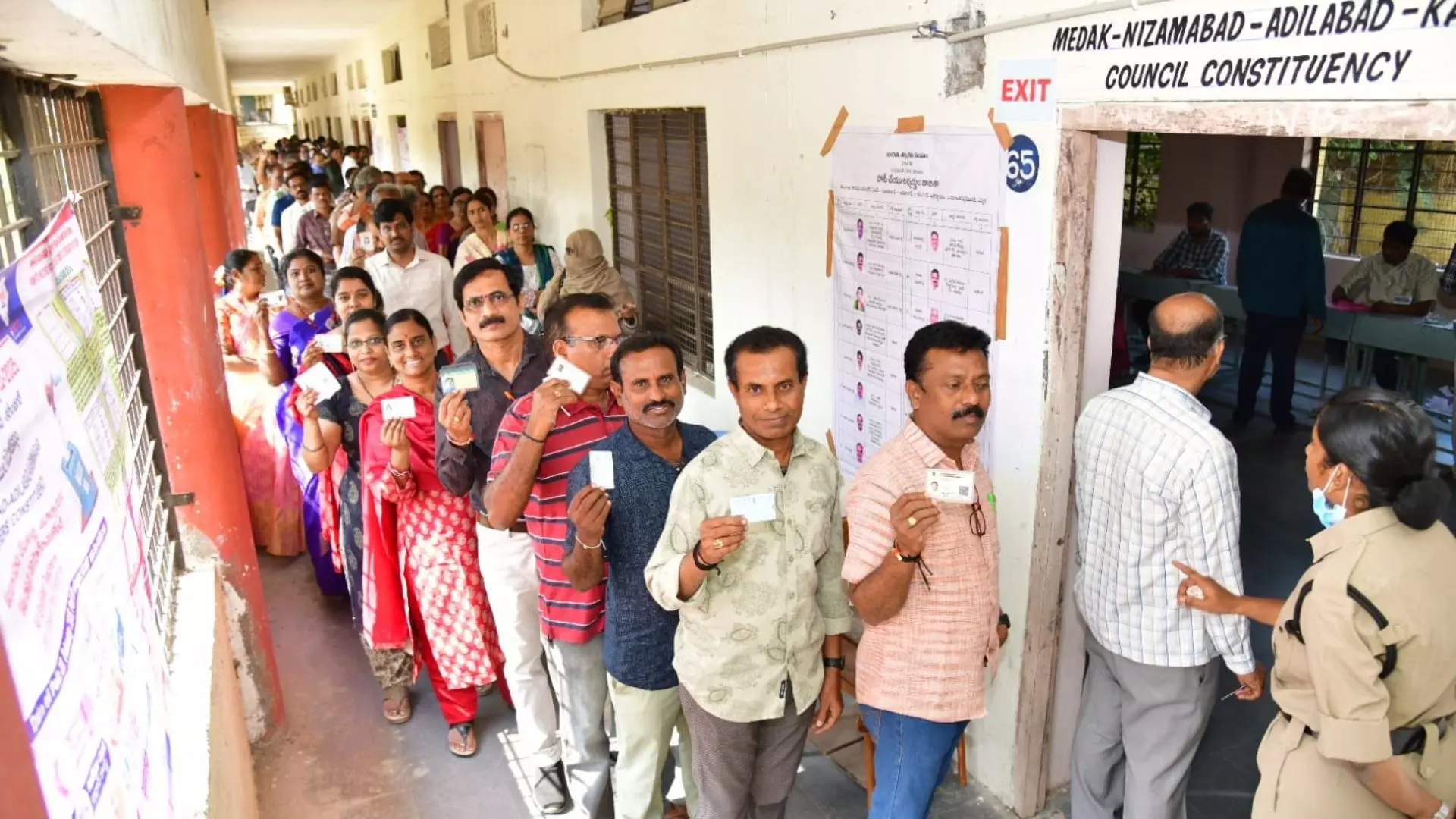 MLC Polls: Warangal-Khammam-Nalgonda See 93.55% Turnout MLC Polls: Warangal-Khammam-Nalgonda See 93.55% Turnout
