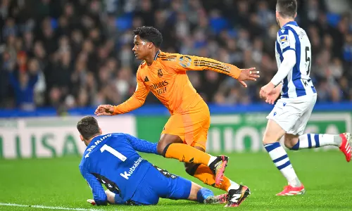 Endrick fires Real Madrid to 1-0 win in first leg of Copa del Rey semifinals Endrick fires Real Madrid to 1-0 win in first leg of Copa del Rey semifinals