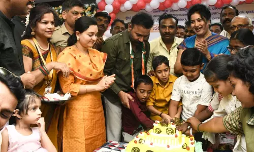 Karnataka: Minister Santosh Lad Celebrates Birthday with Special Kids