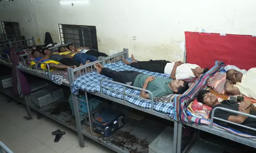 Hyderabad collector spends night at hostel, gives a peptalk