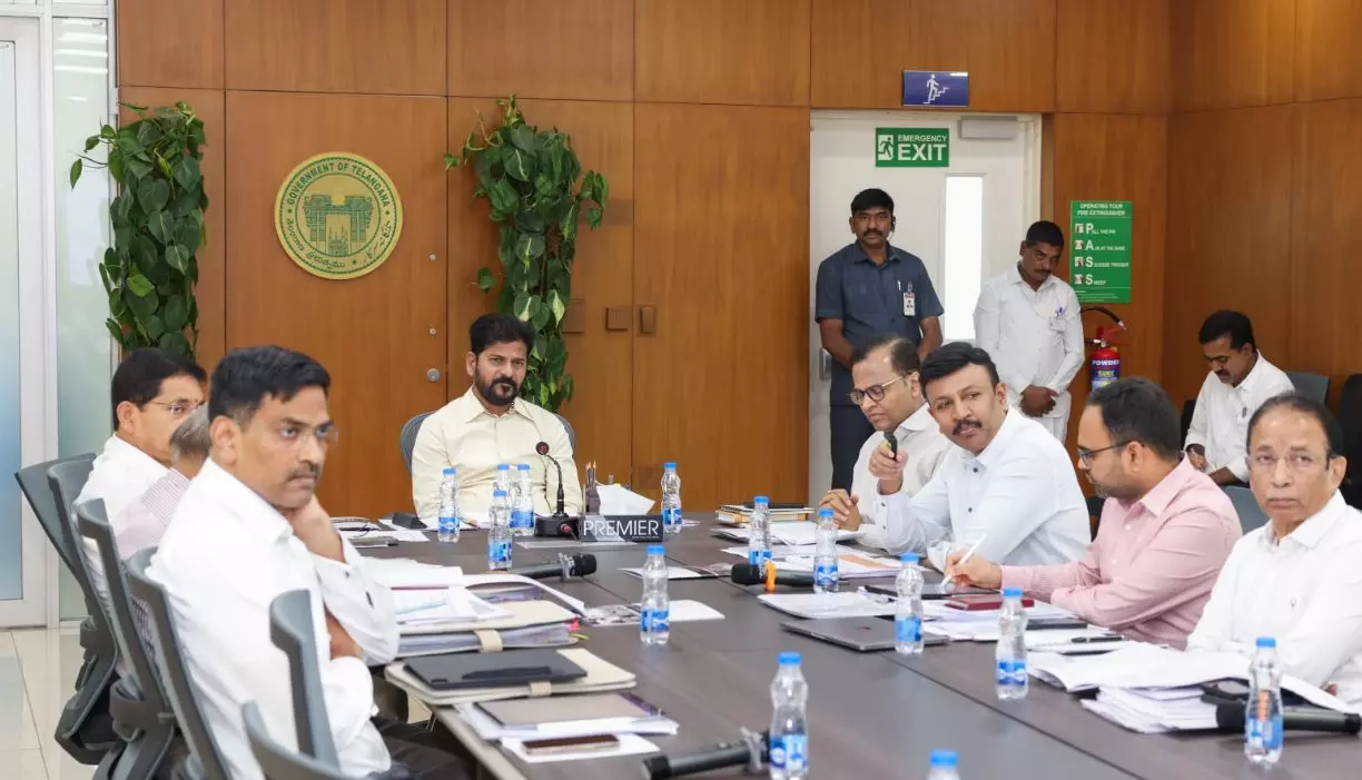 Telangana CM calls for streamlining sand supply process Telangana CM calls for streamlining sand supply process