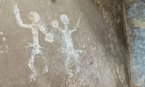 Andhra Pradesh: ASI finds ancient rock art, inscriptions in Lankamalleswara sanctuary