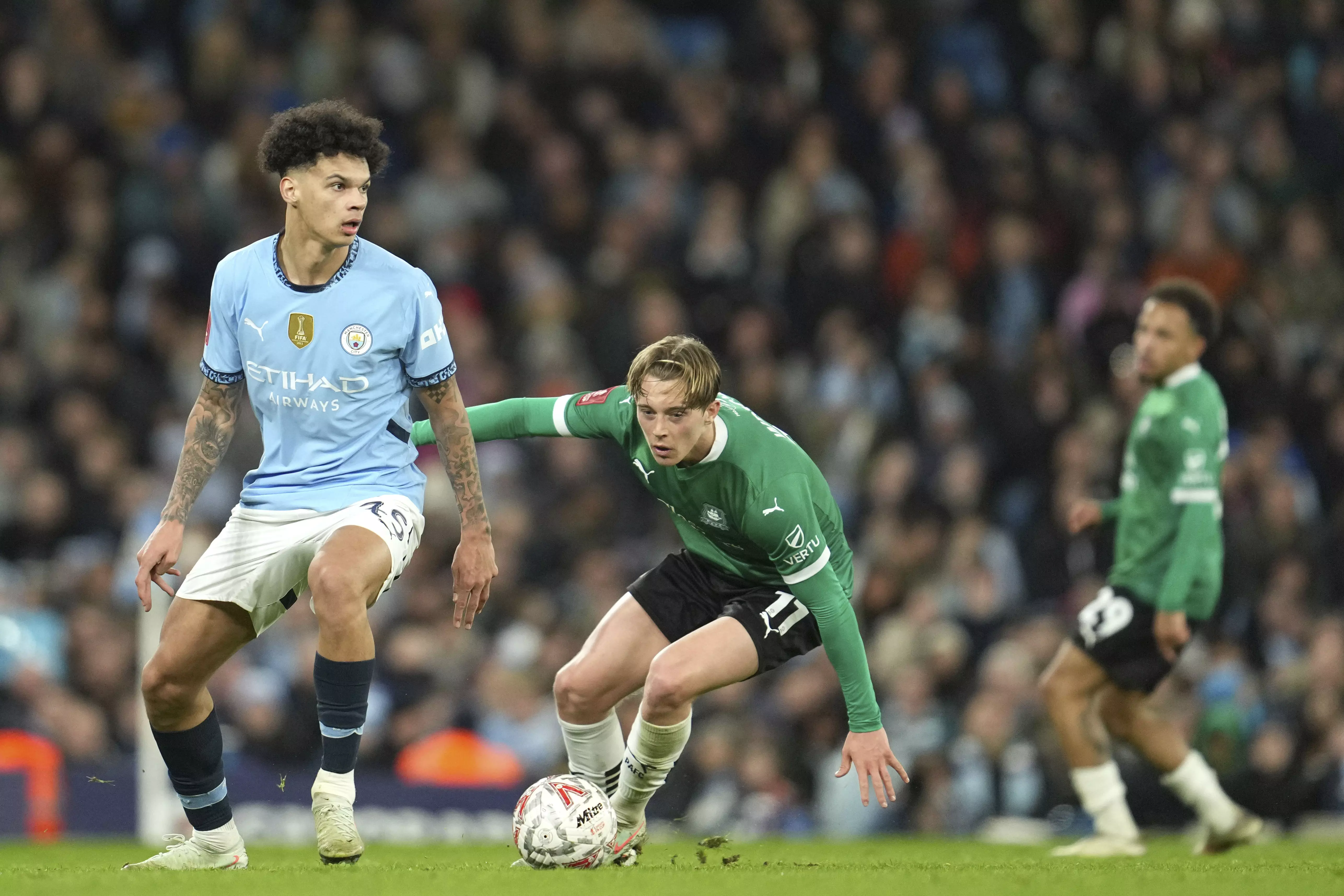 Manchester City survive FA Cup scare as OReilly sinks Plymouth